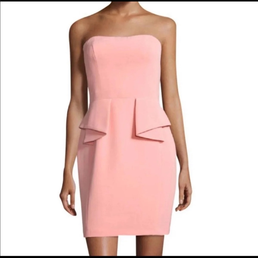Aiden Mattox Strapless Cocktail Dress